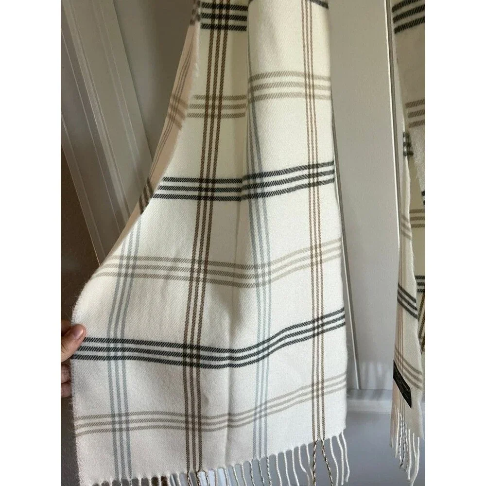 D&Y Softer Than Cashmere Plaid Scarf